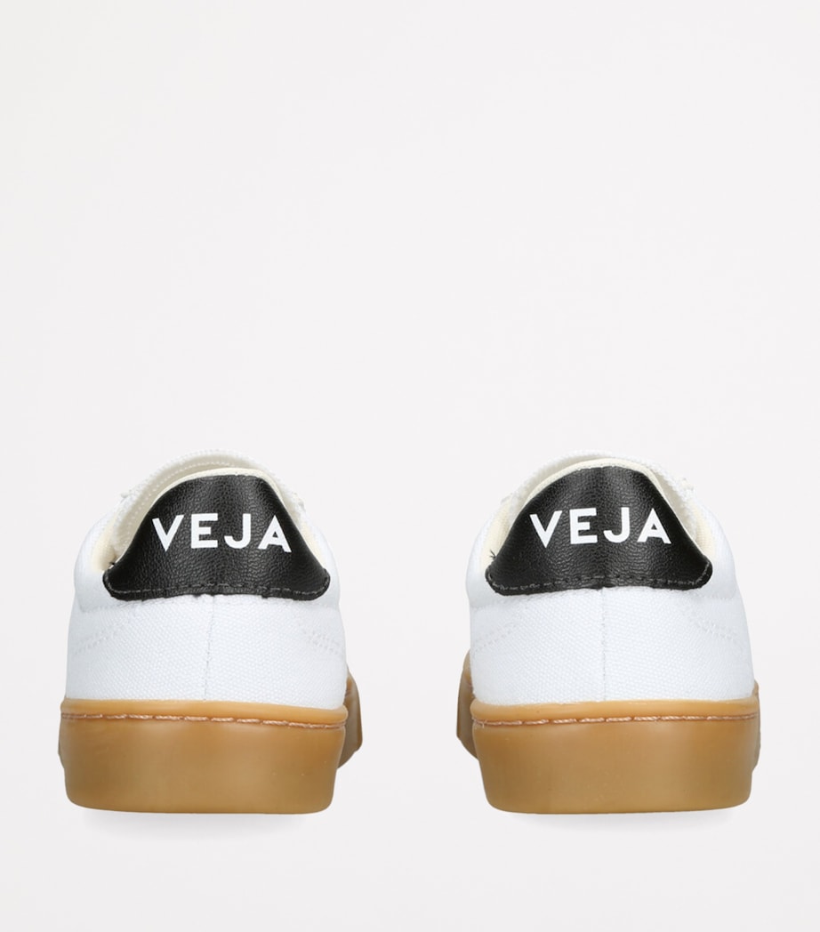 Canvas Volley Sneakers WHITE/BLK Image 2