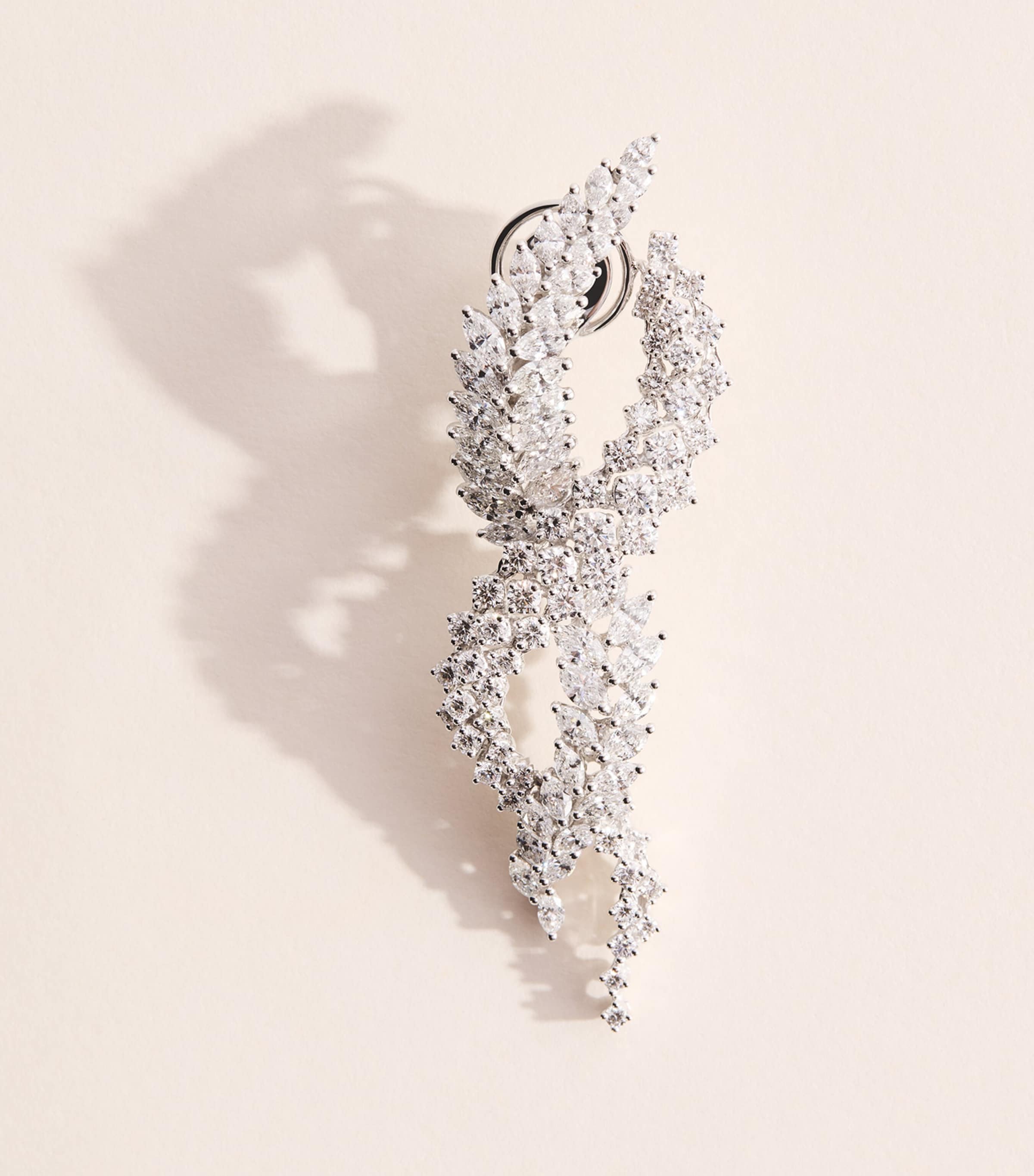 Yeprem White Gold and Diamond Y-Couture Earrings White Gold Image 5