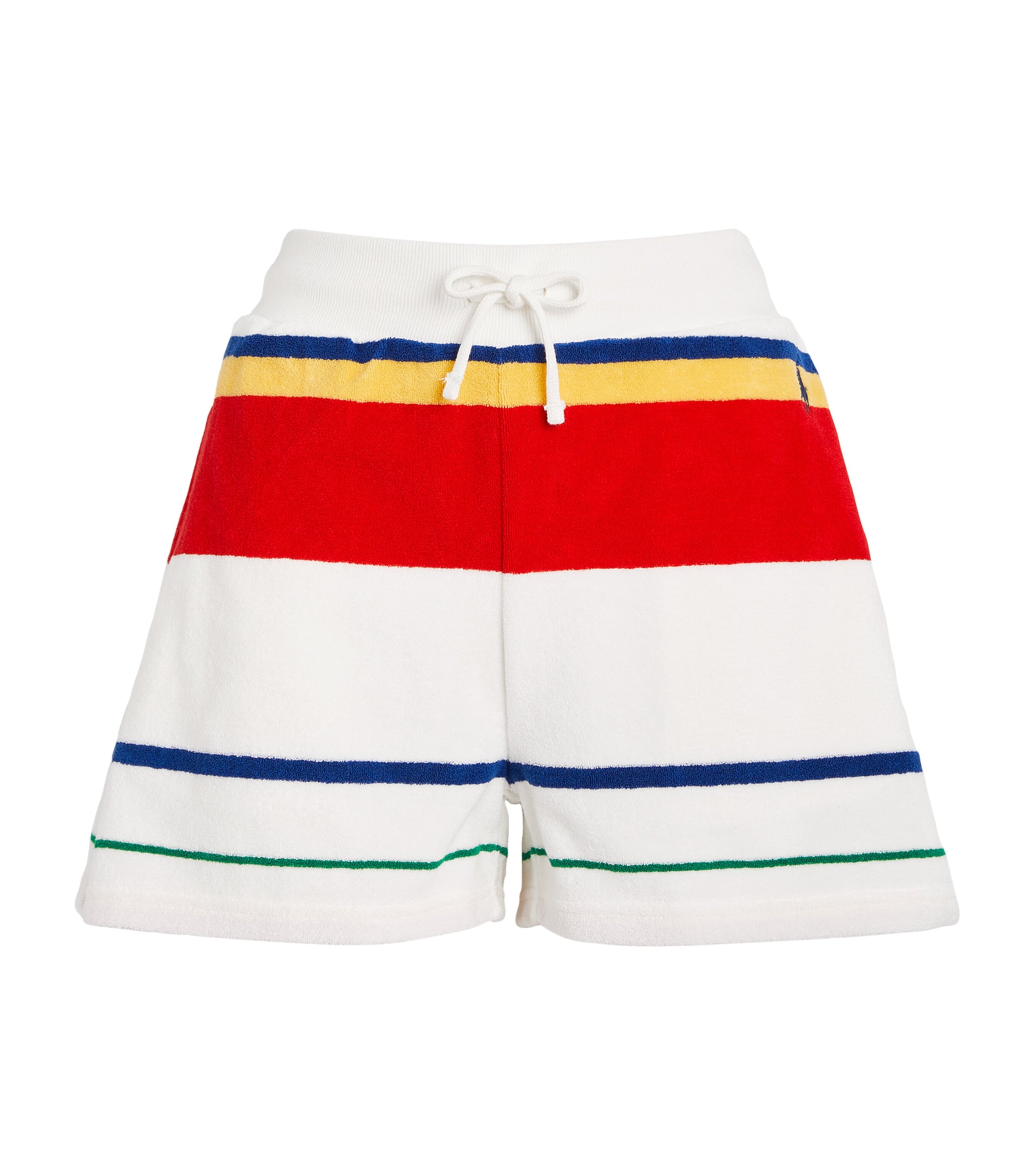 Shop Polo Ralph Lauren French Terry Striped Shorts