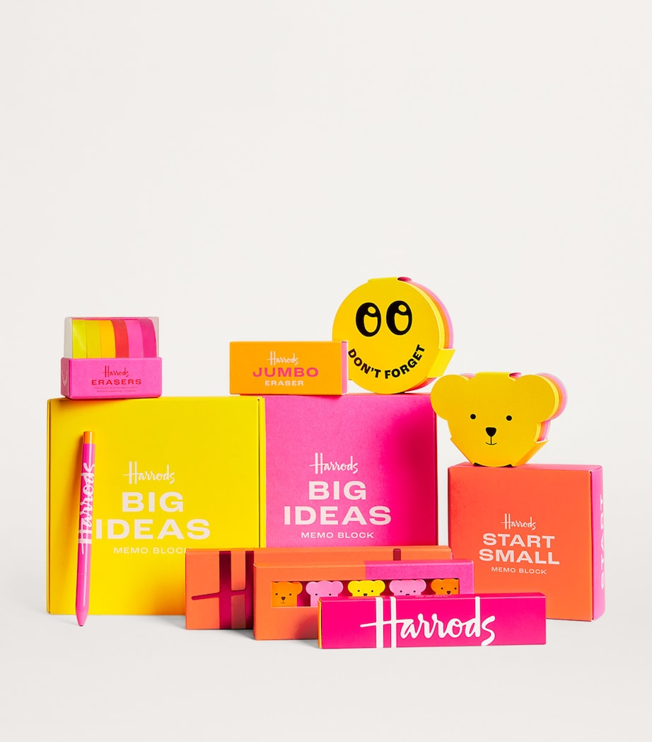 Harrods Logo Memo Block Yellow Image 3