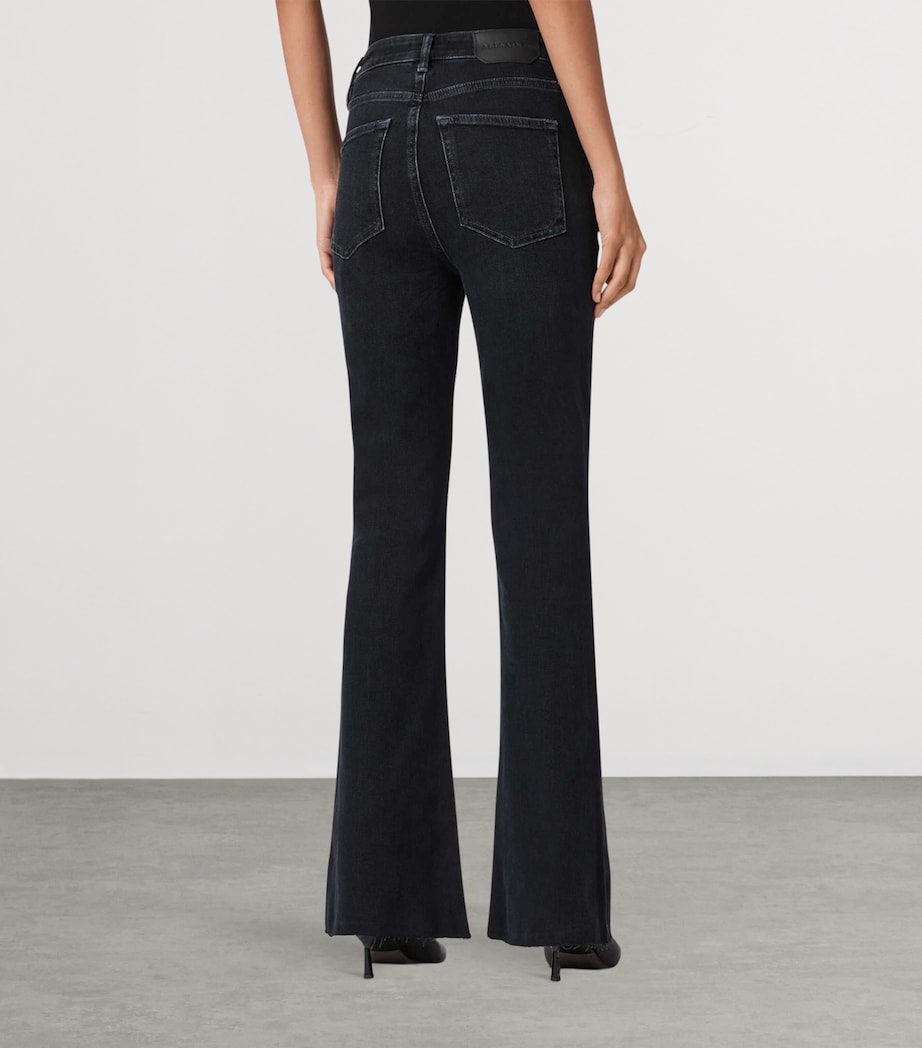 Maisie Flared Jeans BLUE BLACK Image 6