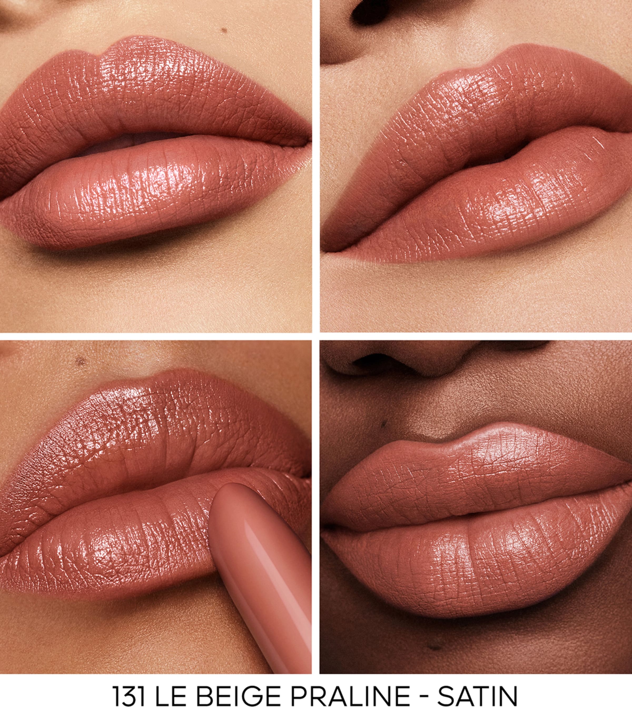 Rouge G Ultra-Care Satin Lipstick - Refill 131 BEIGE PRALINE Image 3