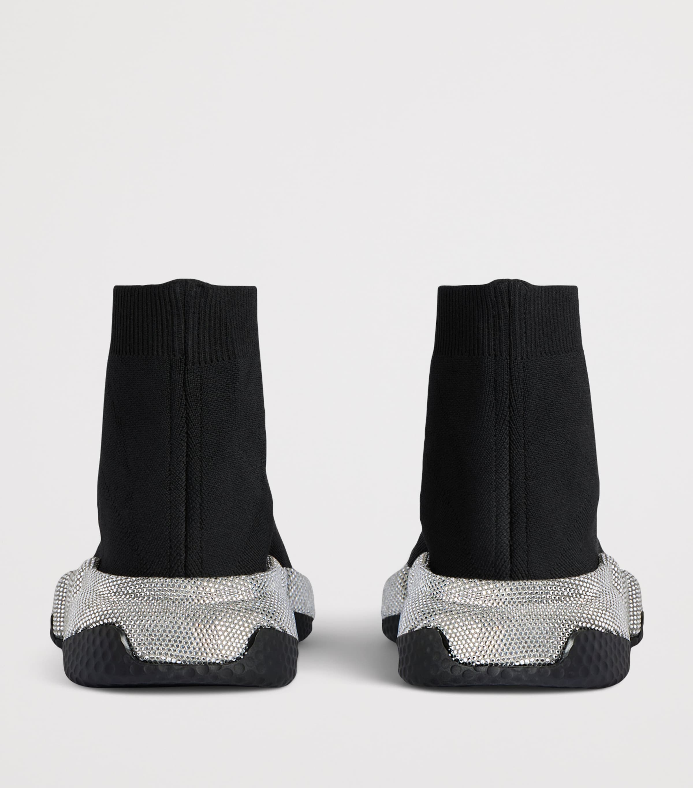 Balenciaga Rhinestone-Embellished Speed High-Top Sneakers Image 5