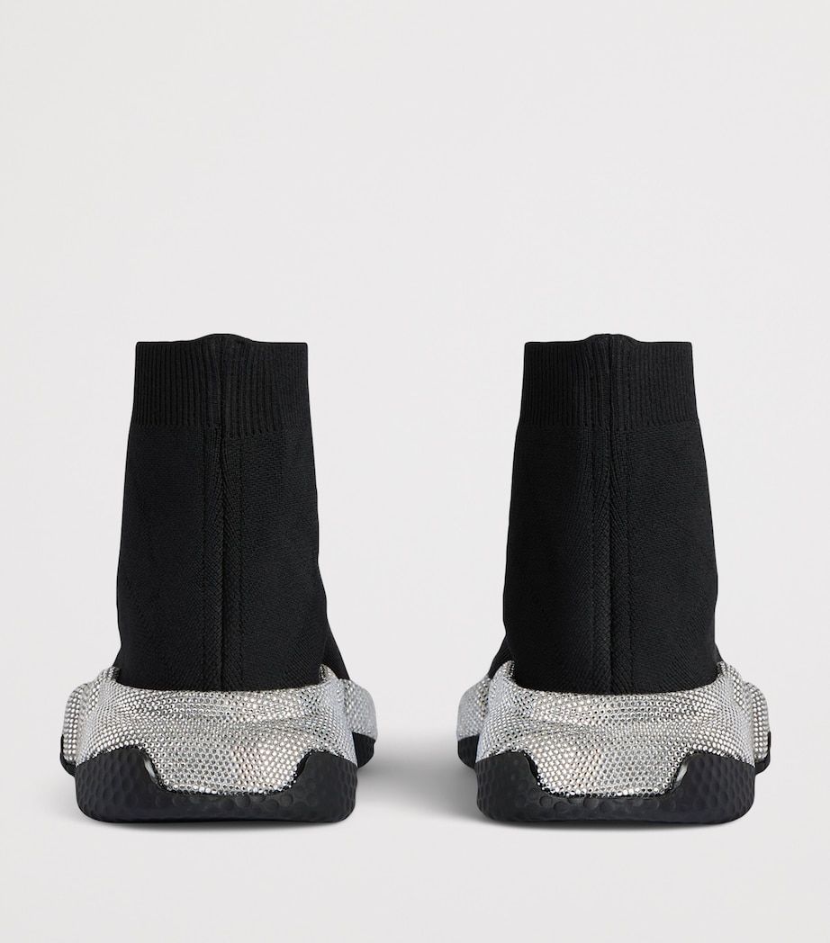 Balenciaga Rhinestone-Embellished Speed High-Top Sneakers Image 5