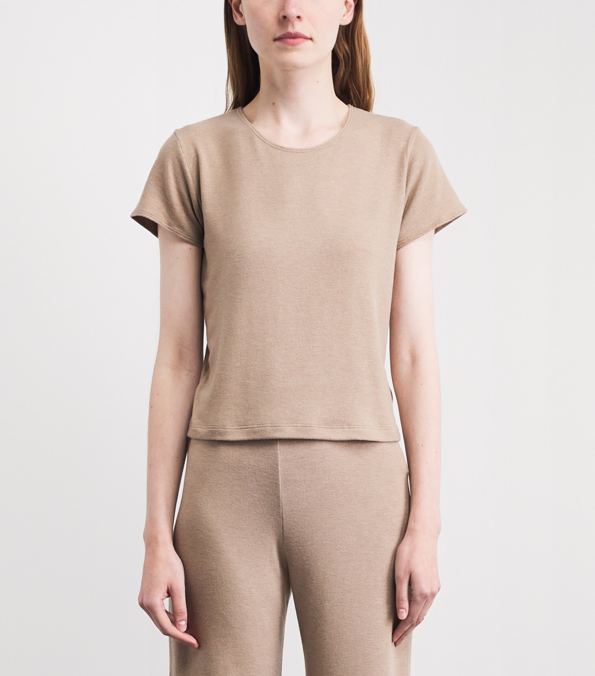 LESET Womens Lauren Margo T-Shirt Sable Image 4
