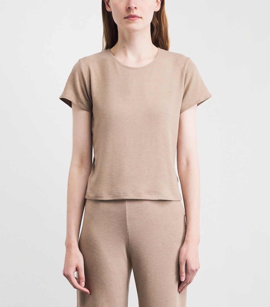 LESET Womens Lauren Margo T-Shirt Sable Image 4