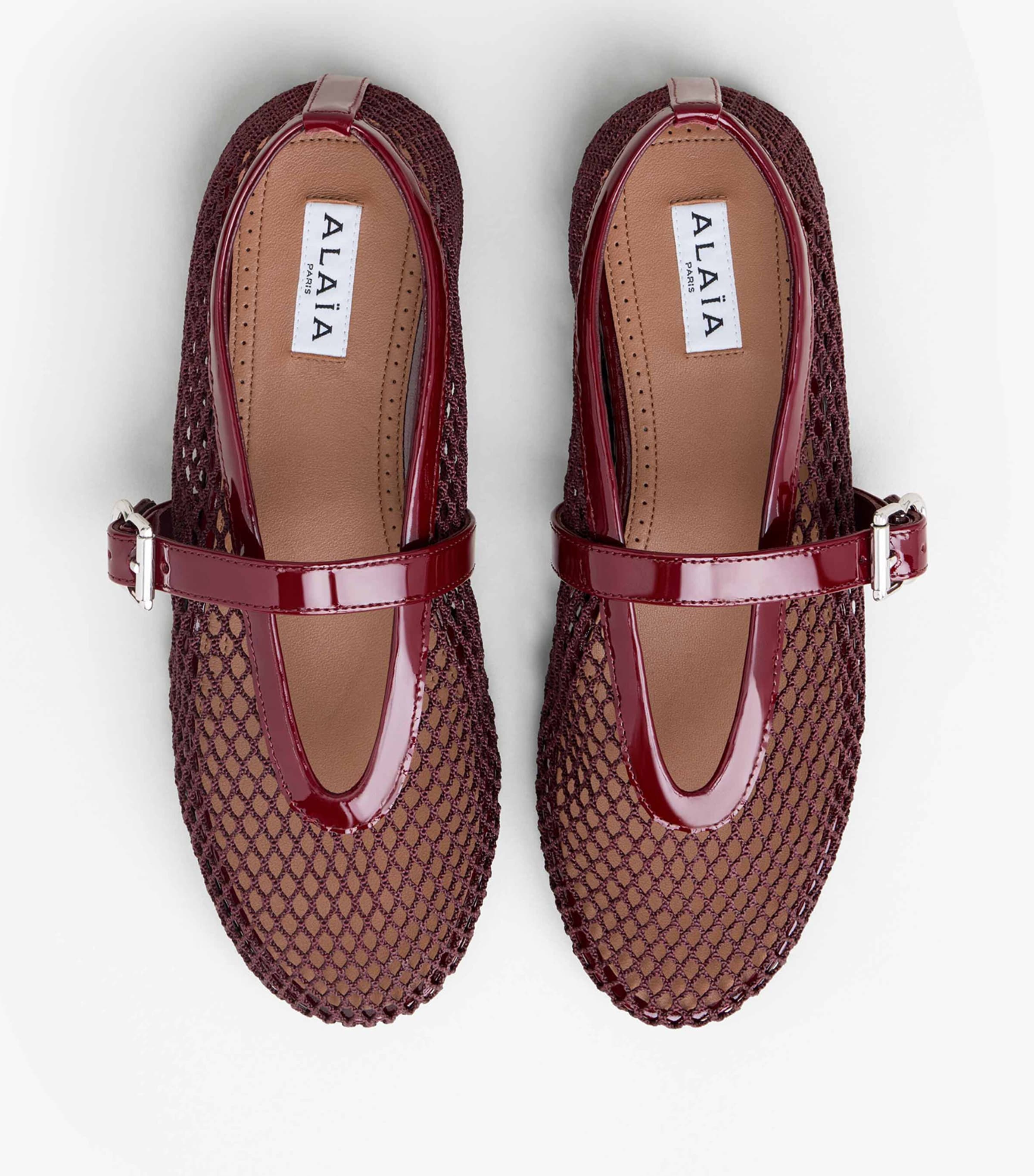 Alaïa Mesh Ballet Flats | Harrods US