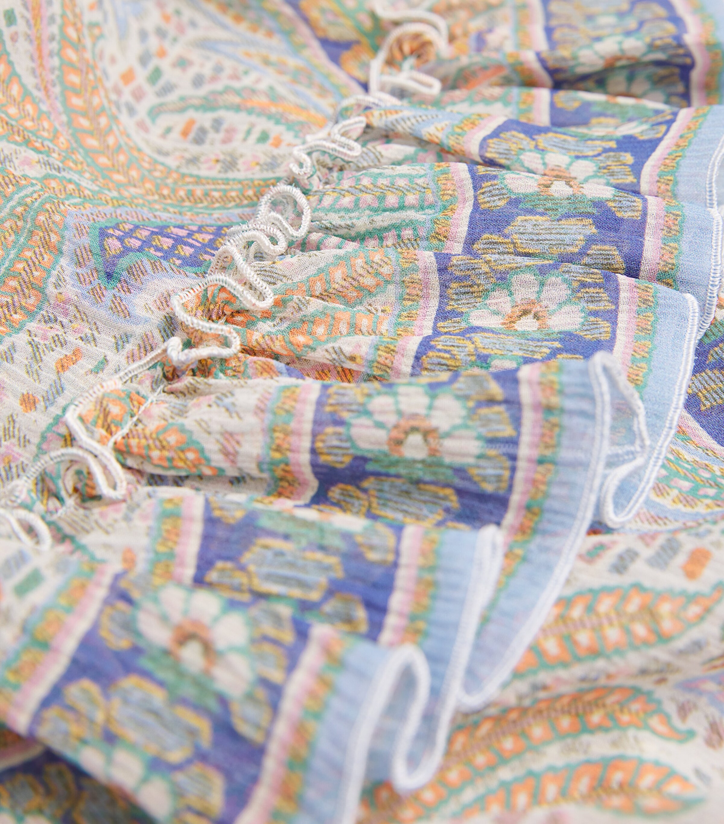 Silk Ruffle Blouse X0830 Image 5