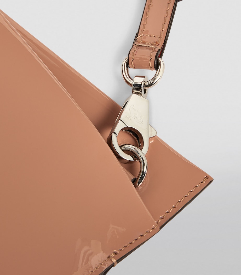 Loubitwist Small Patent Leather Clutch Bag PK1A Image 8