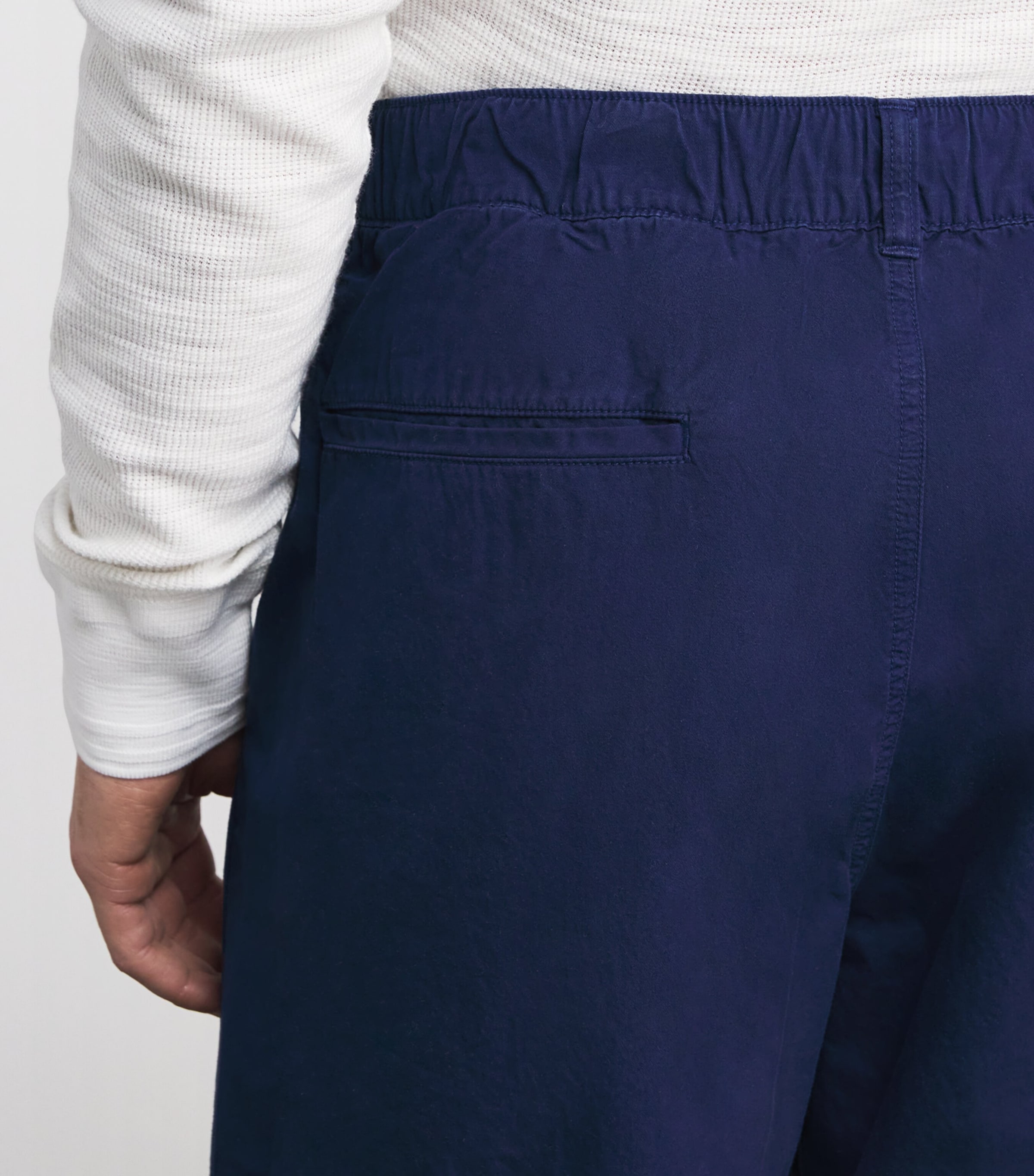 Stretch-Cotton Twill Prepster Trousers SPRING NAVY Image 6