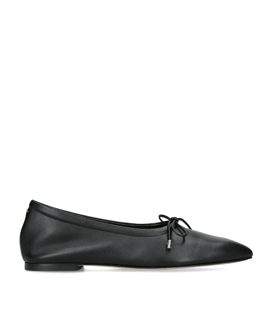 aeyde Leather Nomi Ballet Flats Black Image 1