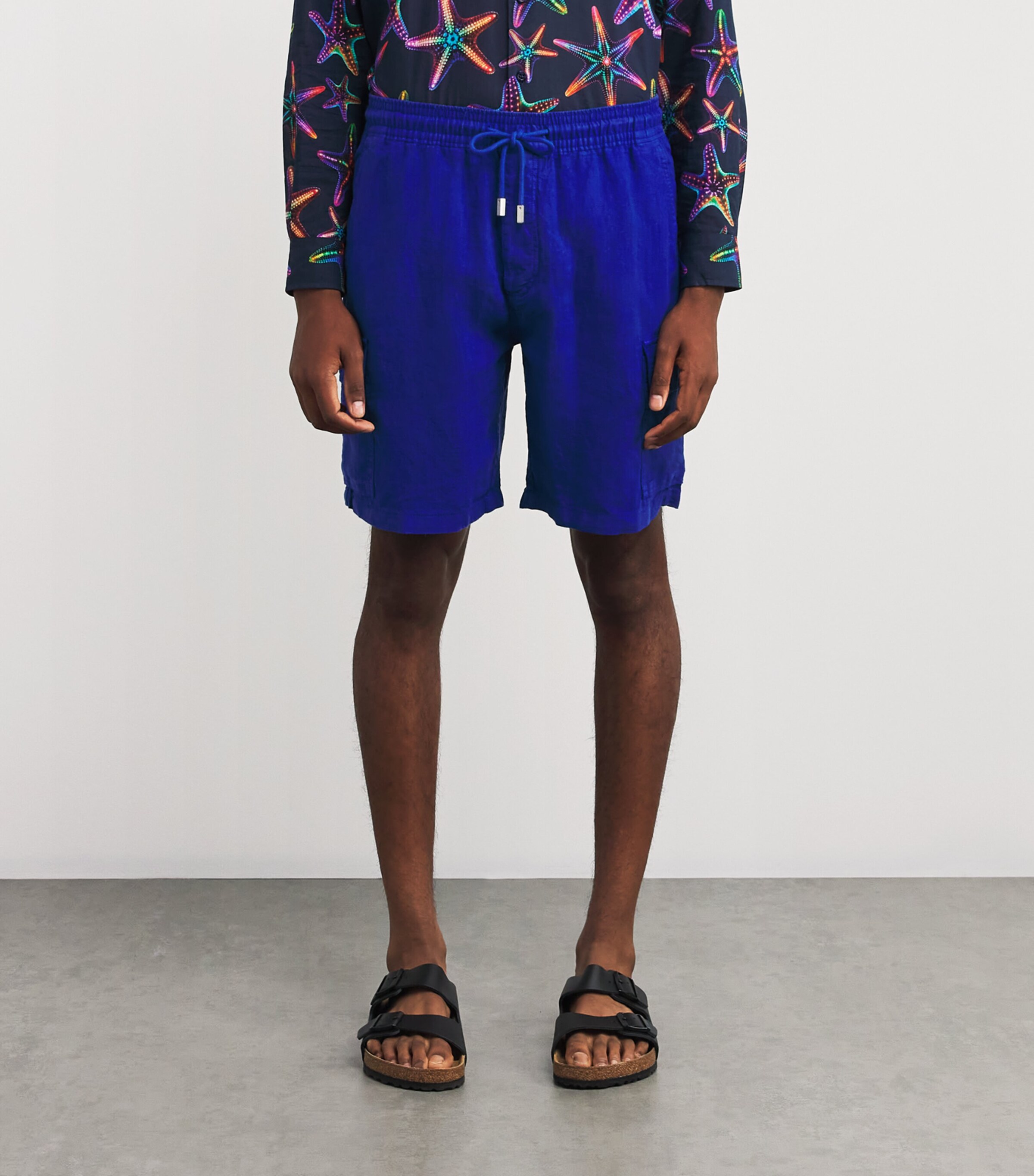 Linen Baie Shorts 613-MARRAKECH Image 3