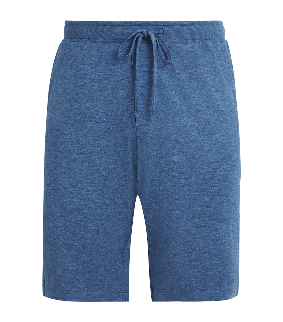 Hanro Mens Casuals Pyjama Shorts Tanzanite Image 1
