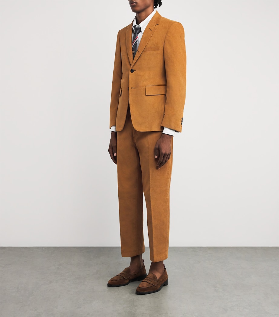 Corduroy Tapered Chinos MED BROWN Image 2