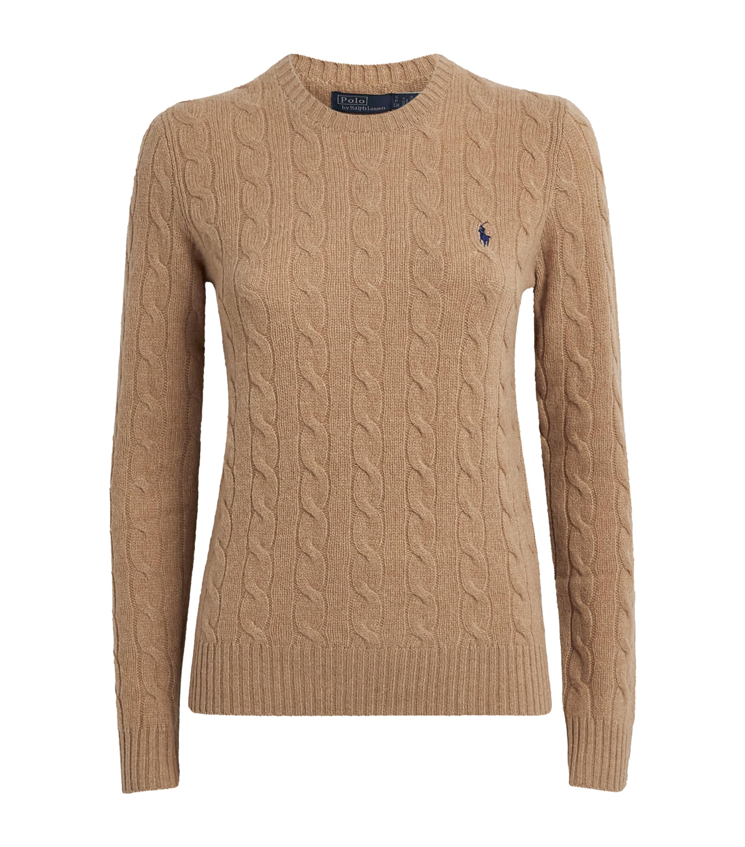Polo Ralph Lauren Wool-cashmere Julianna Sweater In Brown