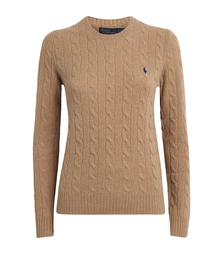 Wool-Cashmere Julianna Sweater COLLECTN CAMEL MLNGE Image 1