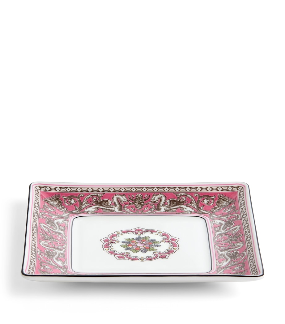 Florentine Fuchsia Square Tray (14cm) PINK Image 3