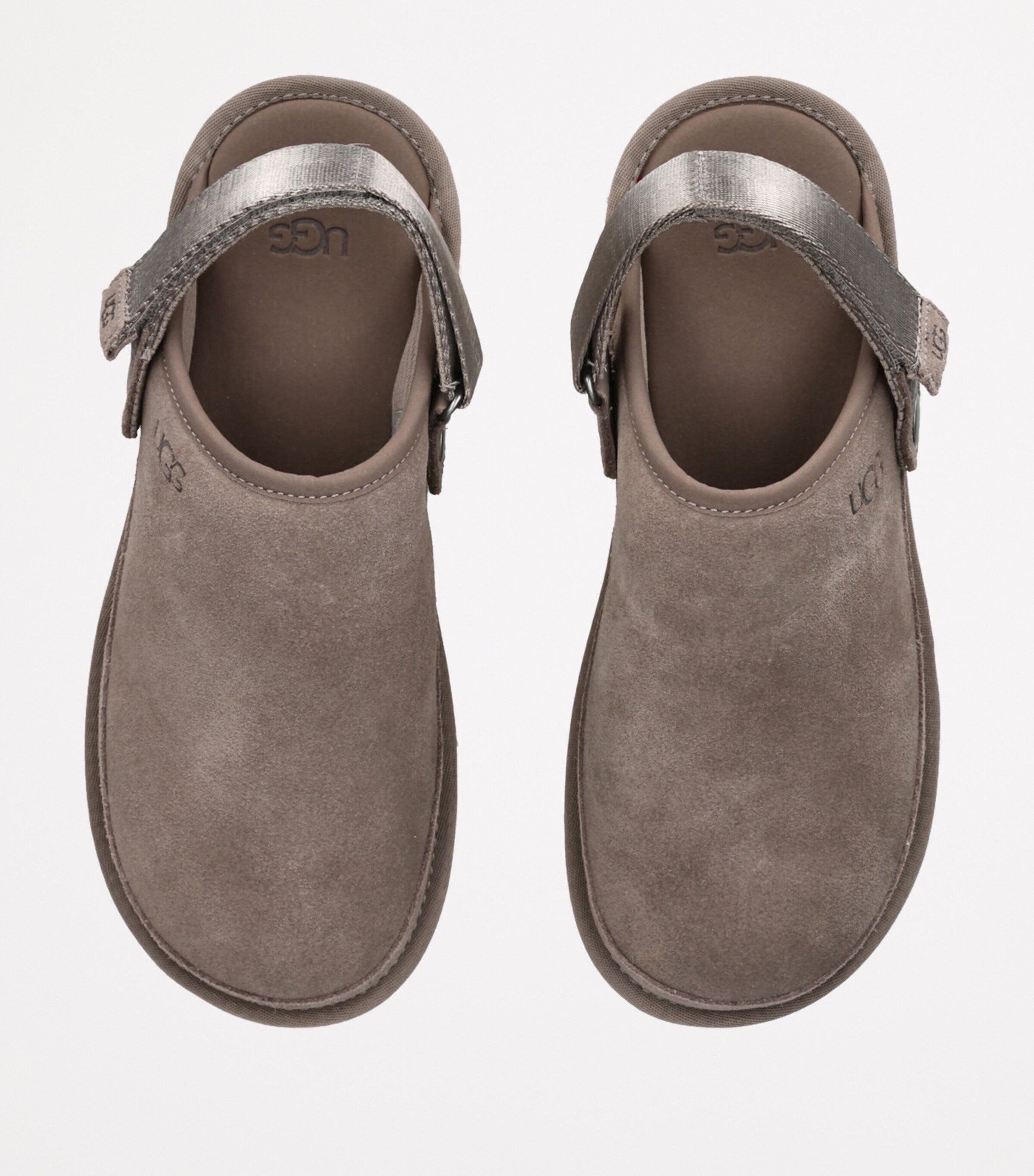 Suede Goldencoast Clogs II TAUPE Image 4