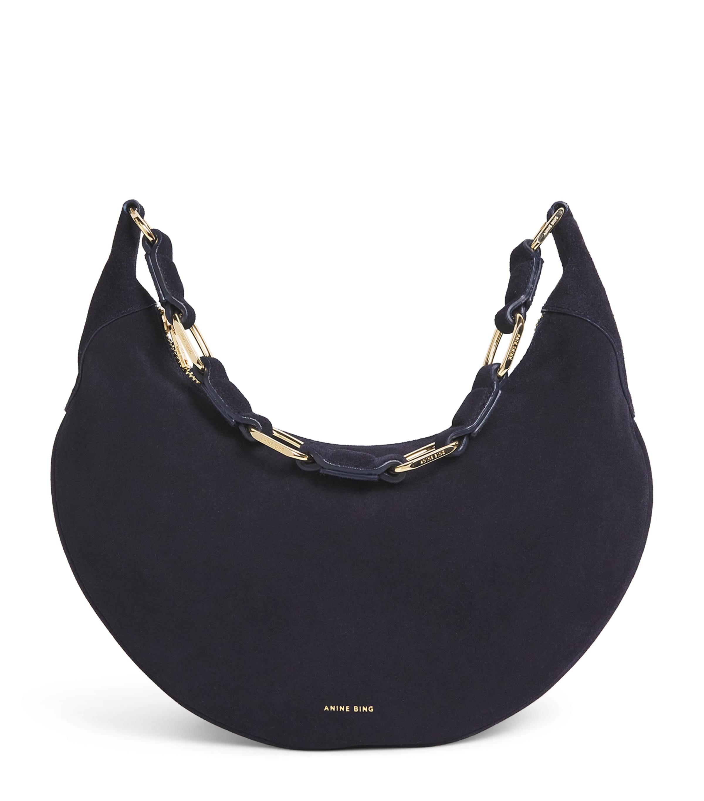 Suede Kate Shoulder Bag  NAVY SUEDE Image 1