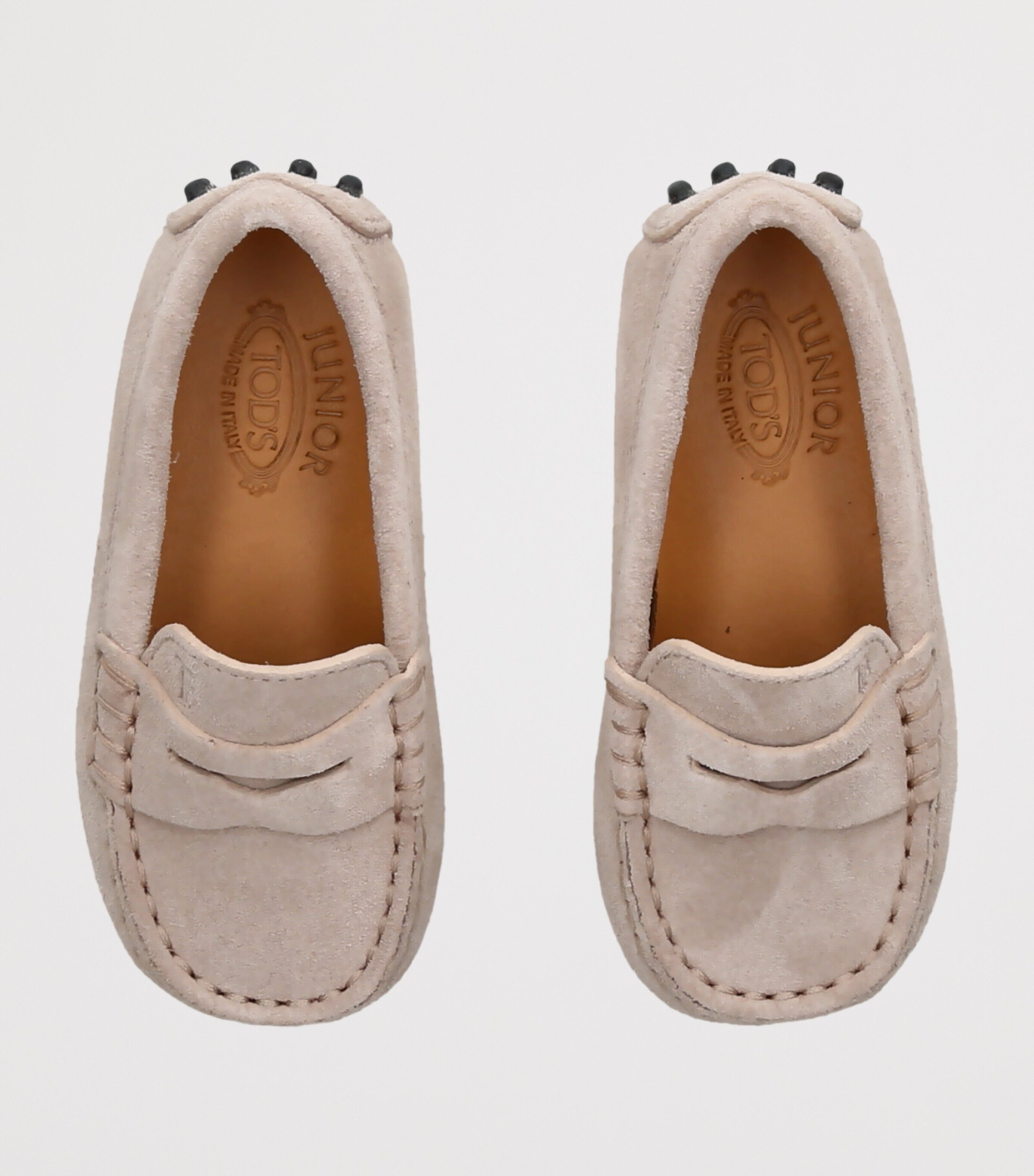 Tod's Suede Gommini Loafers Beige Image 4