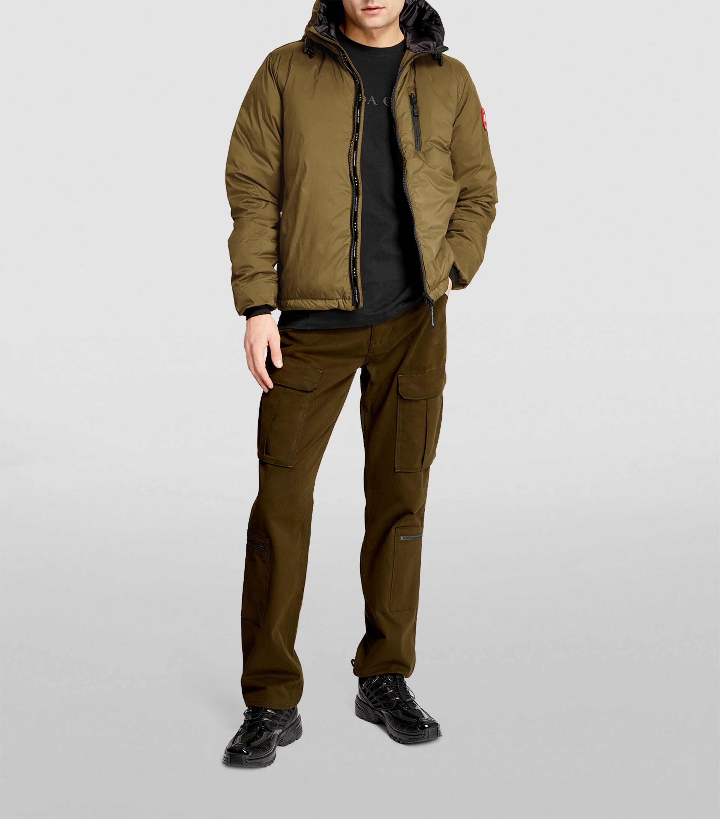 Canada Goose Mens Hooded Lodge Coat Image 2