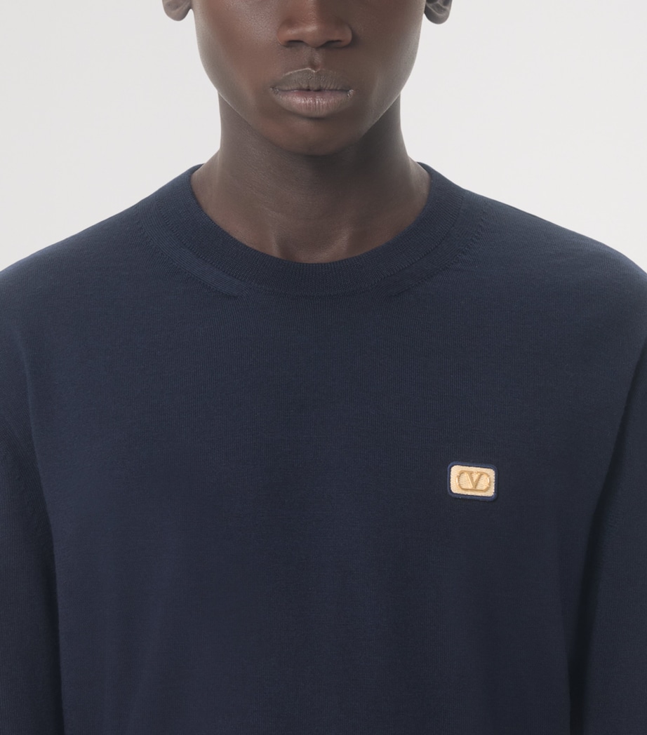 Wool VLogo Sweater 598 Image 6