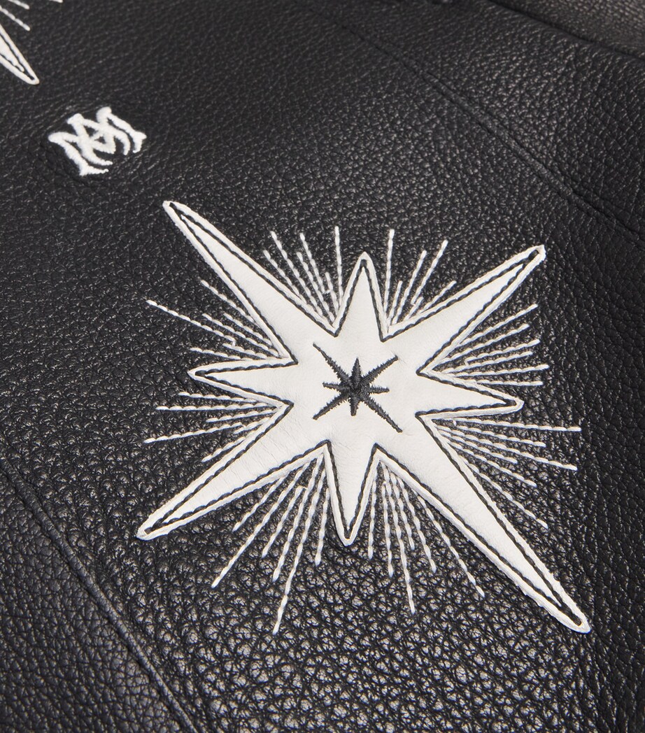 Starbust Leather Jacket BLACK Image 5