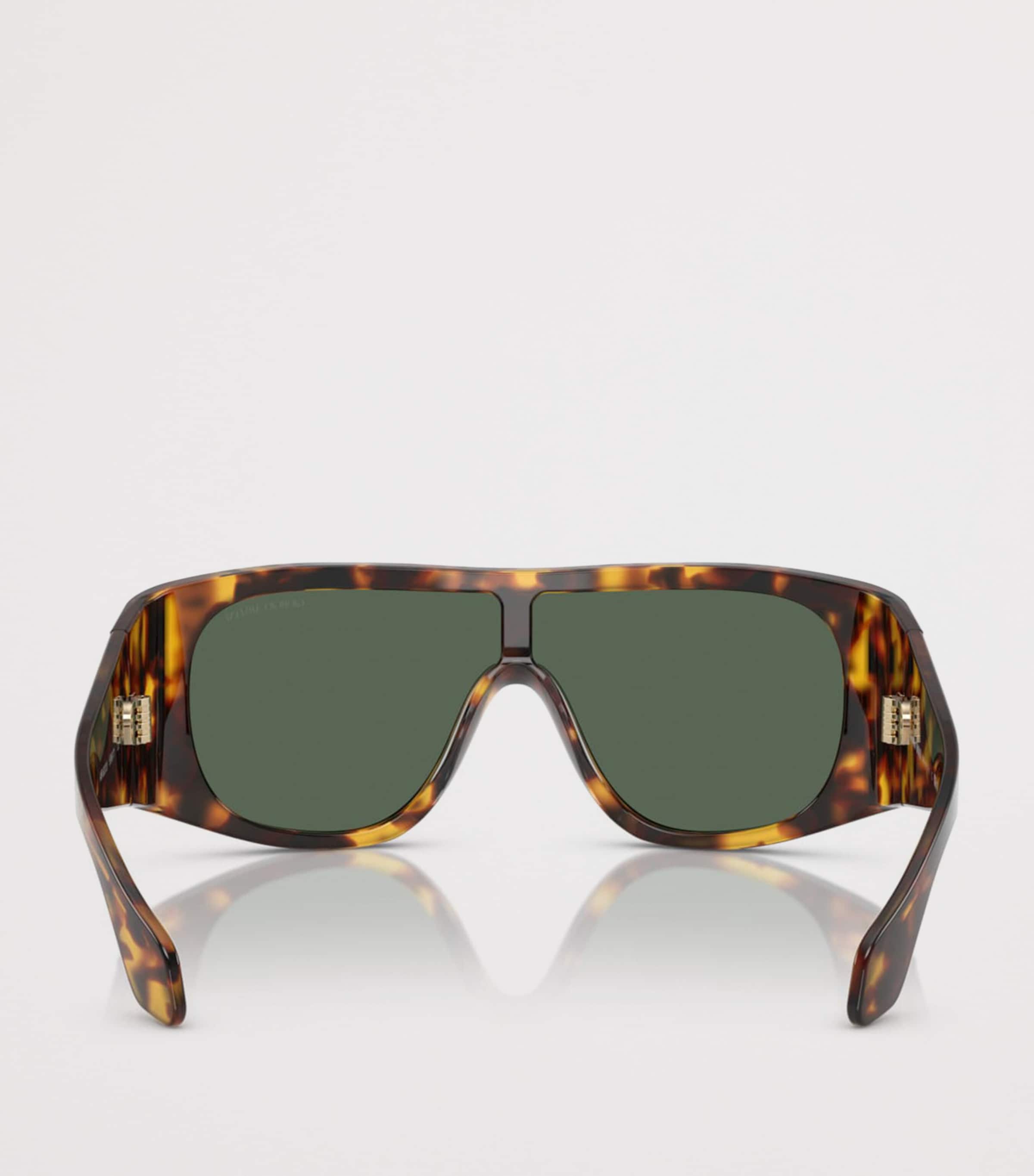Giorgio Armani Tortoiseshell Rectangle Sunglasses Image 4