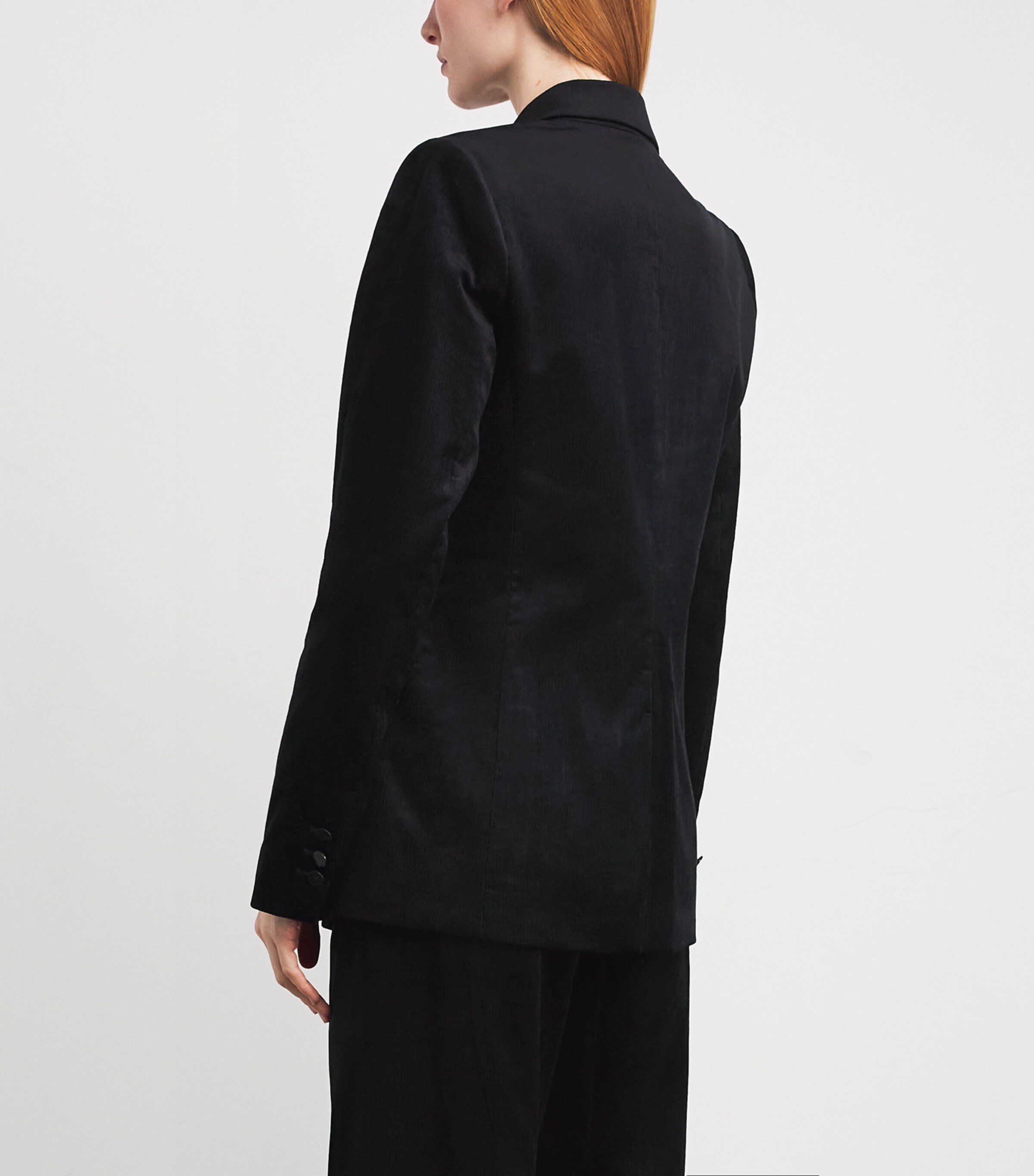 Velvet Blazer 001BLK Image 4