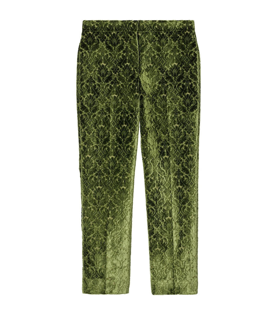 Baroque Velvet Tailored Trousers MOAT IP PATTERN Image 1