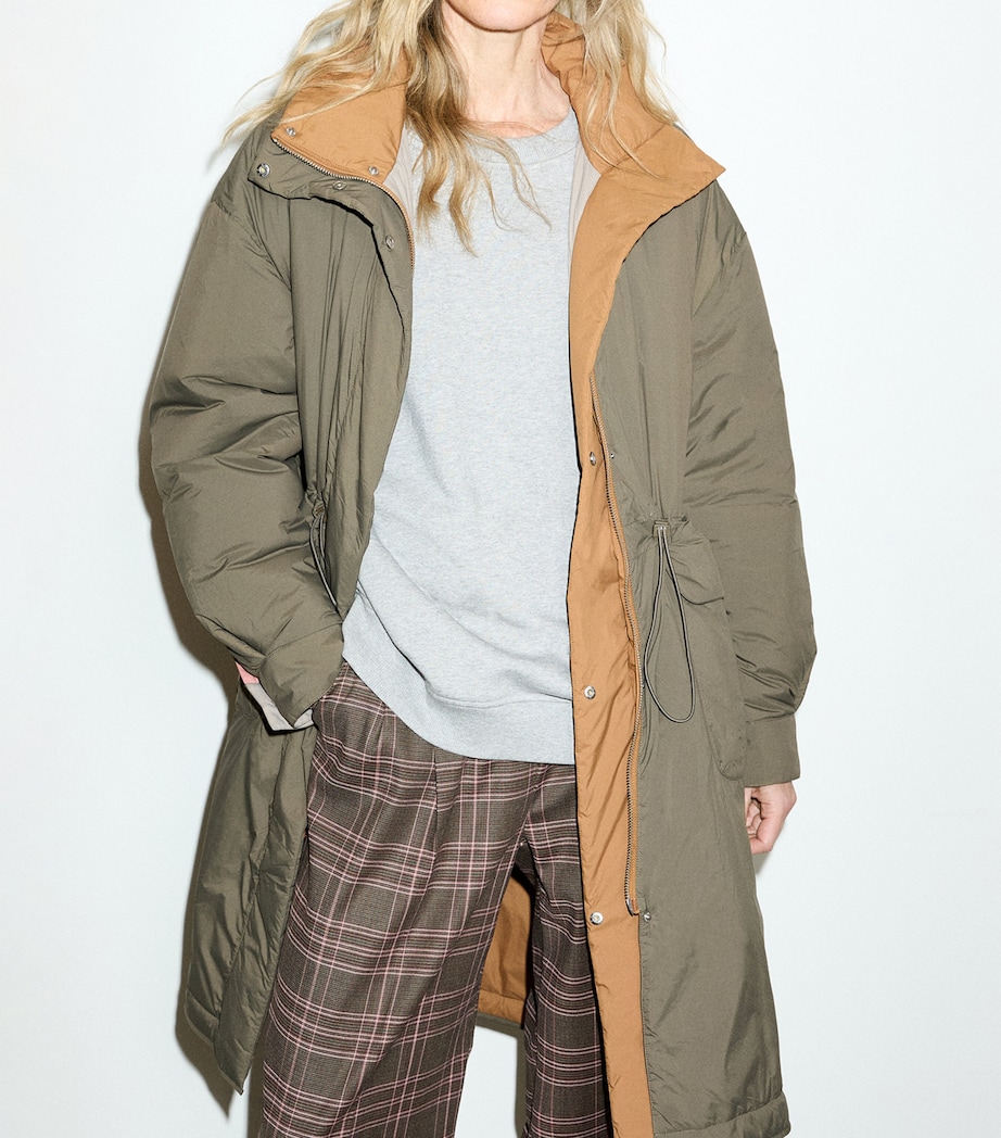 MAX&Co. Womens Reversible Coat Turtledove Image 5
