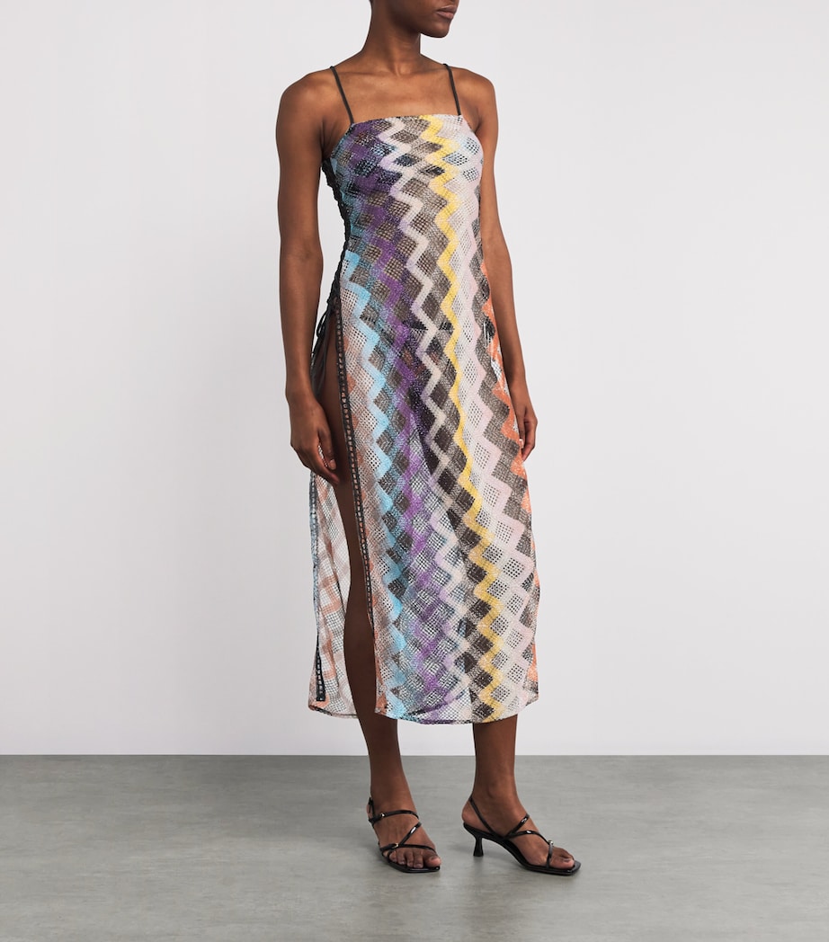 Zigzag Maxi Dress SM9QM MULTI DARK Image 2