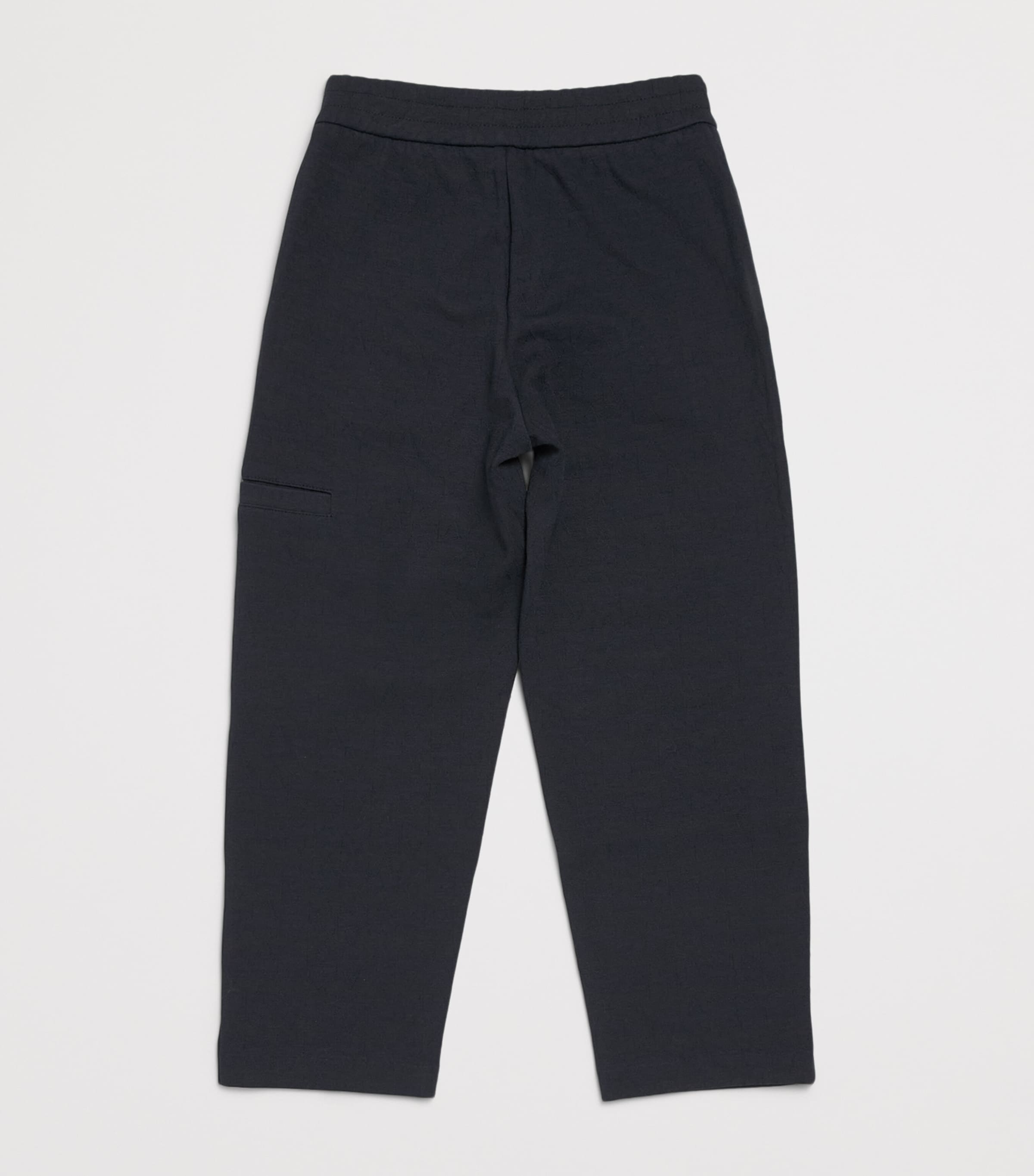 Emporio Armani Kids Jacquard Logo Sweatpants (4-16 Years) Iconico Blu Nvy Image 2