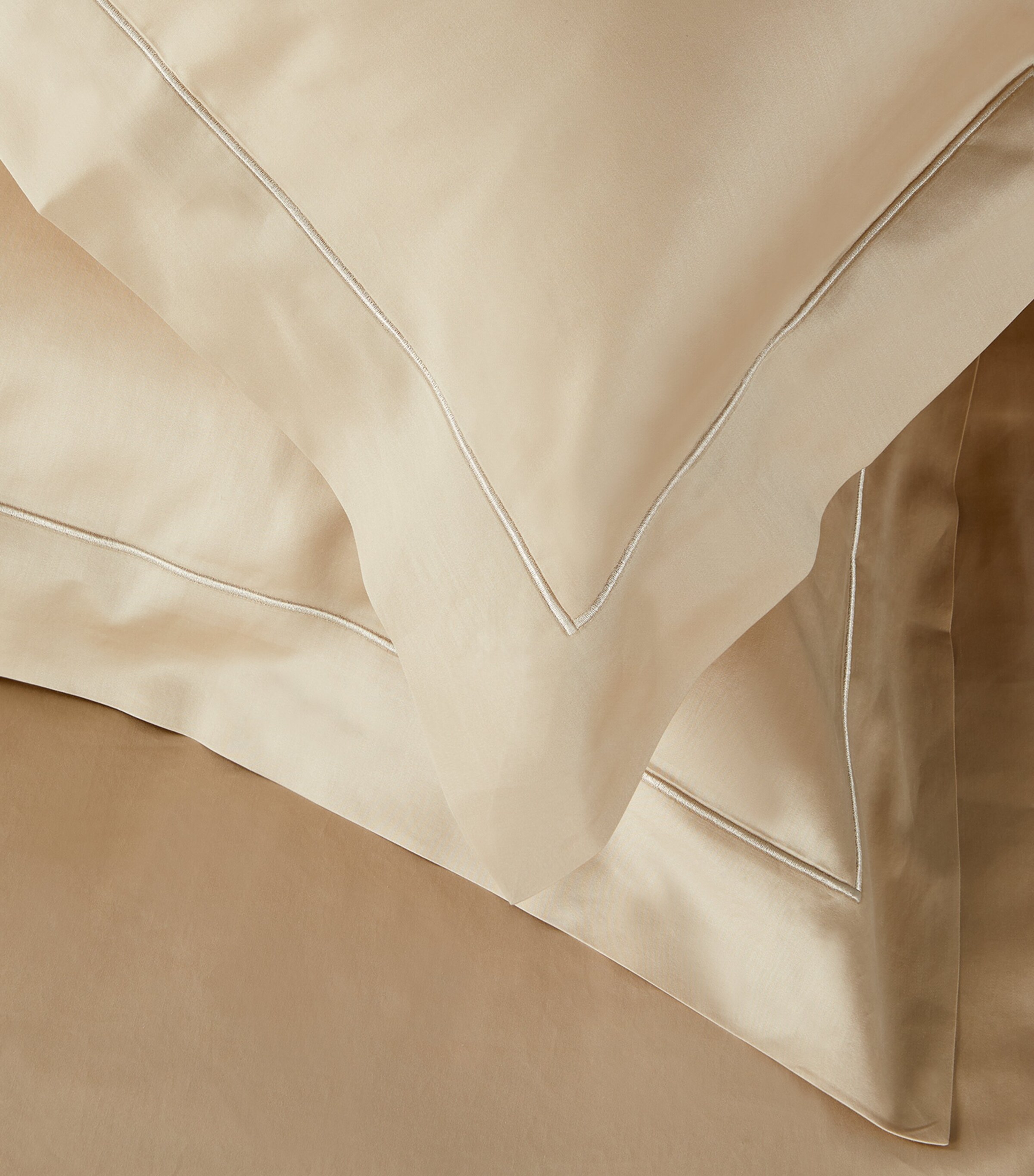 Celso De Lemos Bourdon Super King Flat Sheet (270cm x 300cm) Linen Image 7