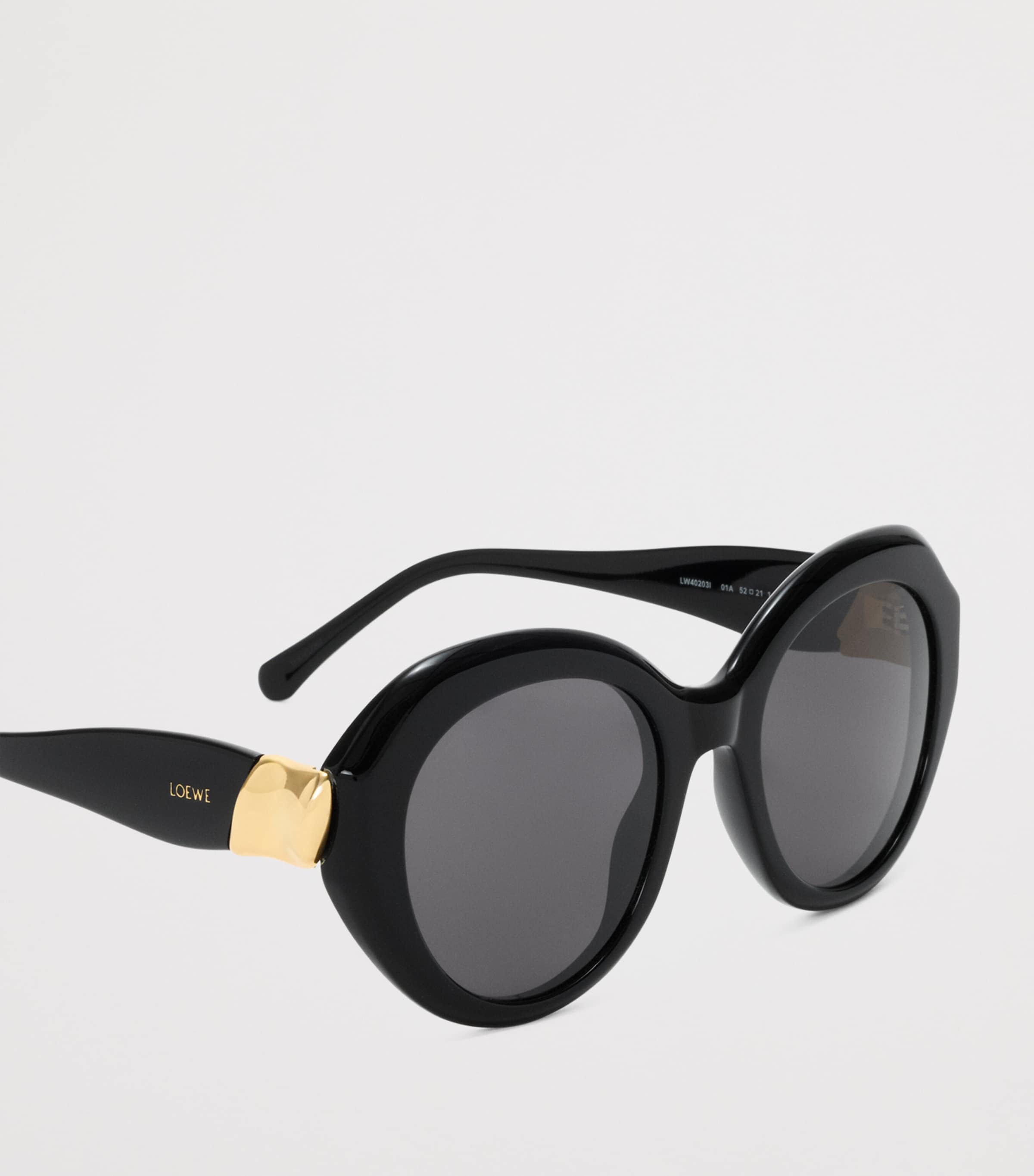 LOEWE Coil Butterfly Sunglasses Black Image 4