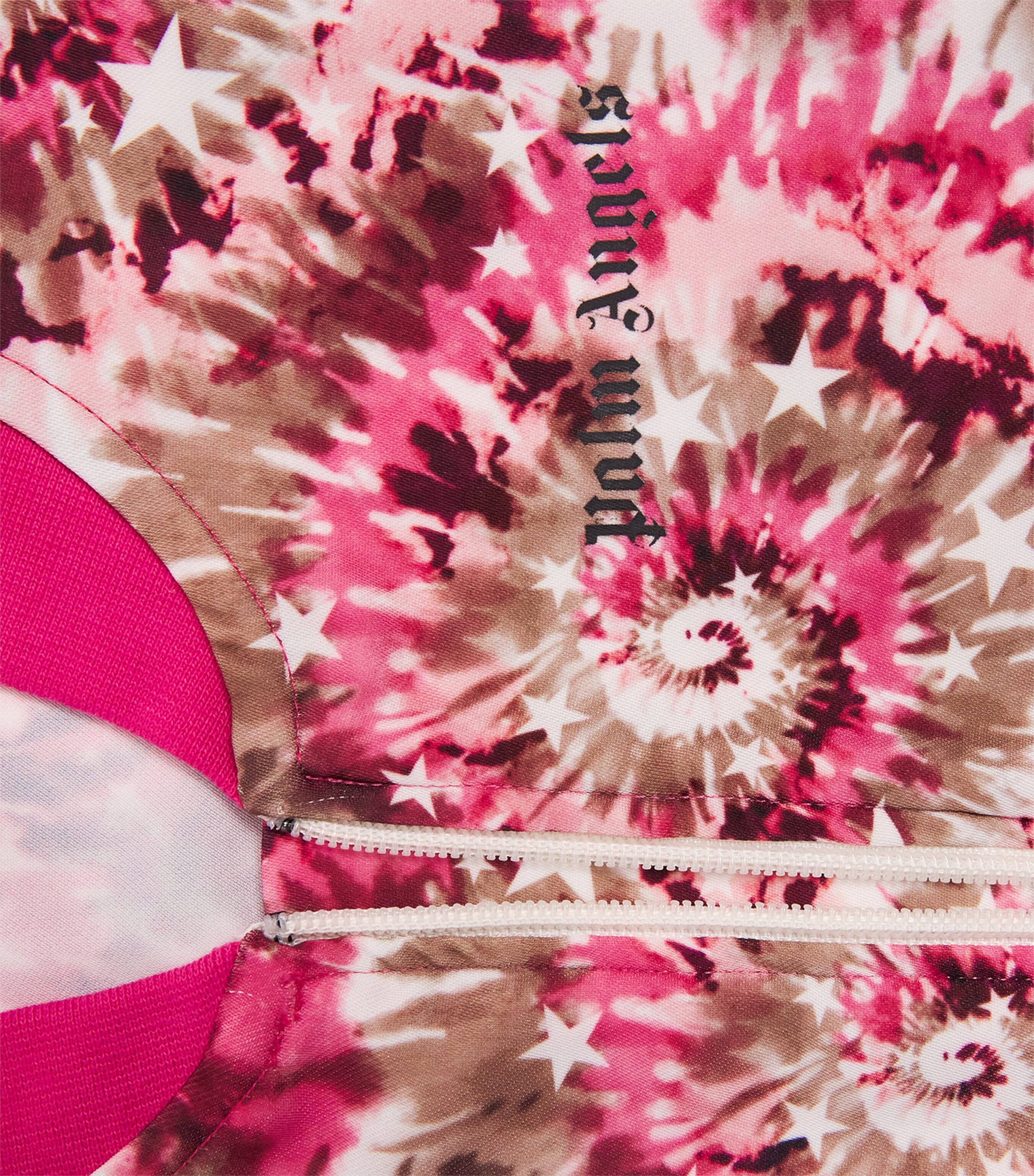 Stretch-Cotton Spiral Tie-Dye Bomber Jacket (4-12+ Years) 44FUCSIA/FUCHSIA Image 3