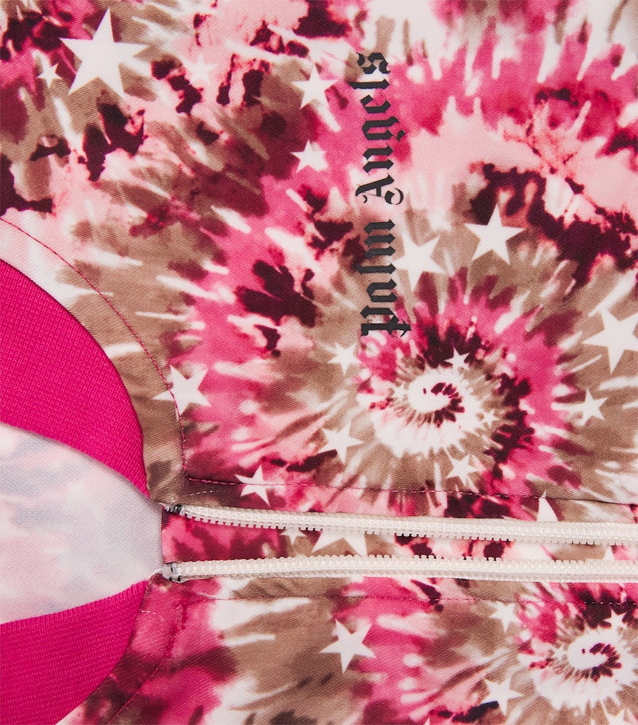 Stretch-Cotton Spiral Tie-Dye Bomber Jacket (4-12+ Years) 44FUCSIA/FUCHSIA Image 3