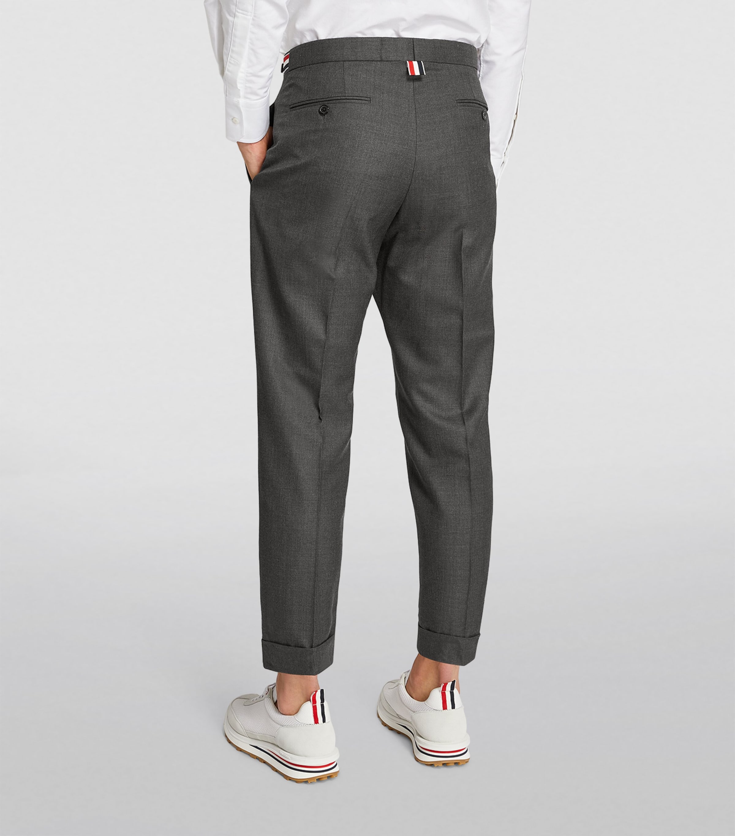 【送料&関税込】Thom Browne Wool Tailored Trousers Thom Browne Wool Tailored Trousers | Harrods US