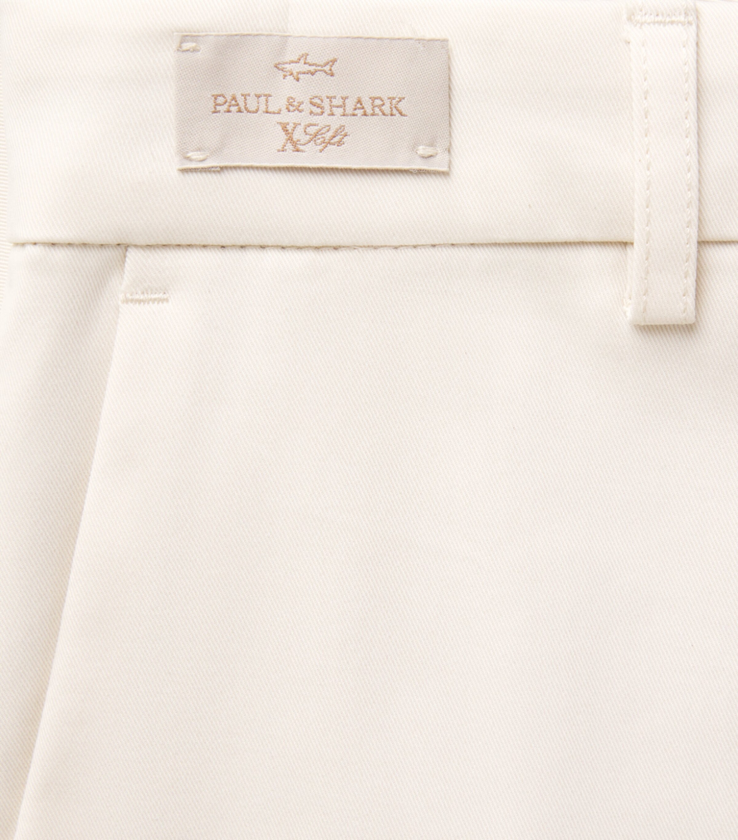 Paul & Shark Mens Straight Chinos Off White Image 6