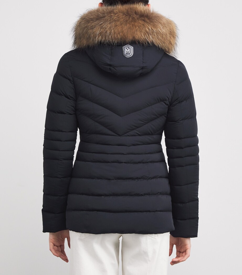 Down-Padded Patsy-F Quilted Jacket BLACK Image 4