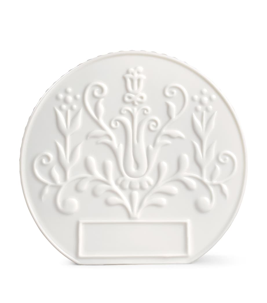Porcelain Logos Clock WHITE Image 2