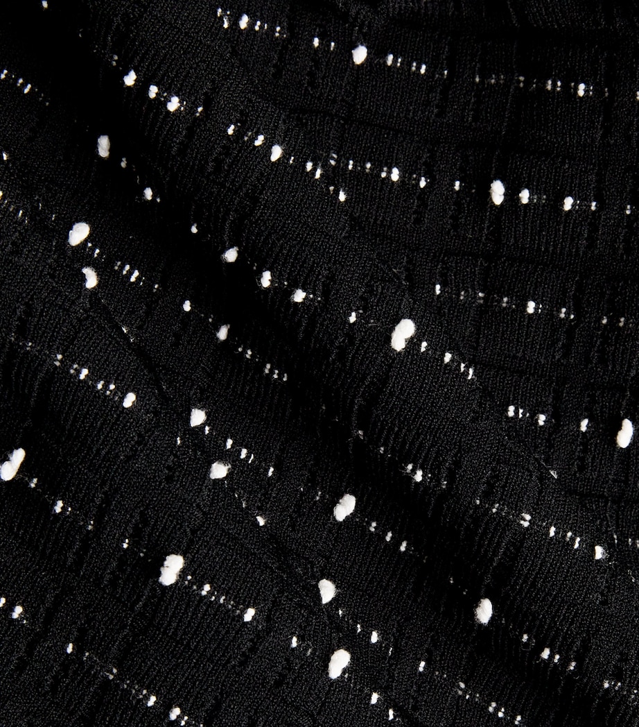 Fragmented Stripes Sweater BLACK/IVORY Image 5