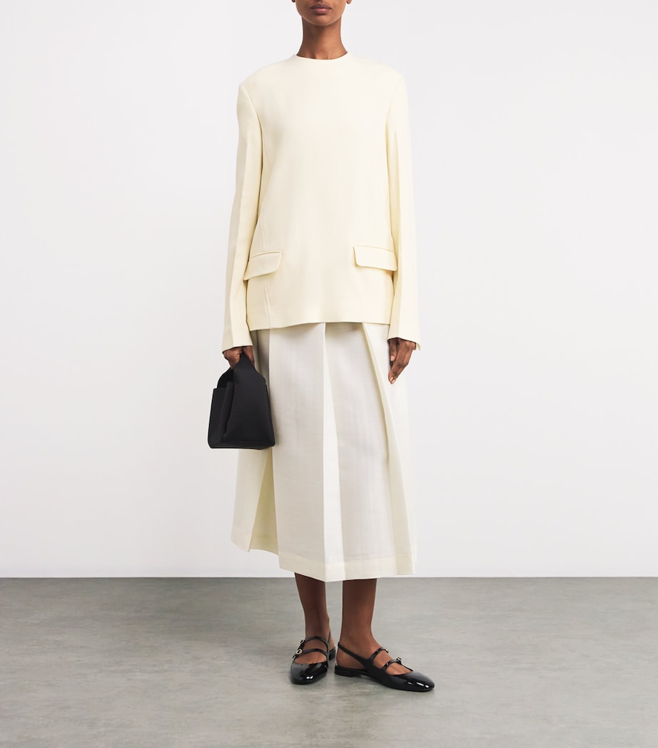 Benni MJ Slingback Flats BLACK Image 5