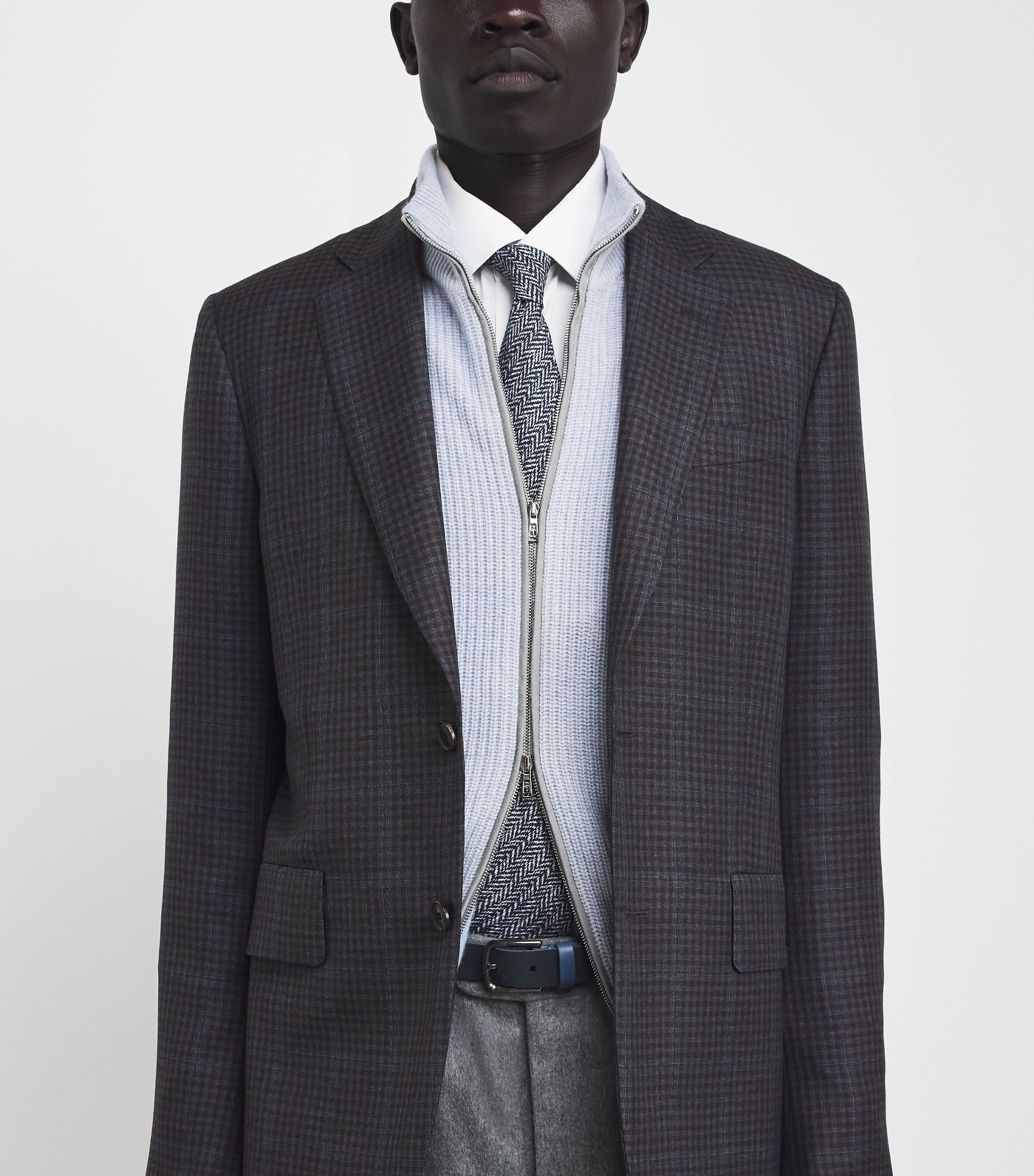 Silk Chevron Tie FB066 Image 2