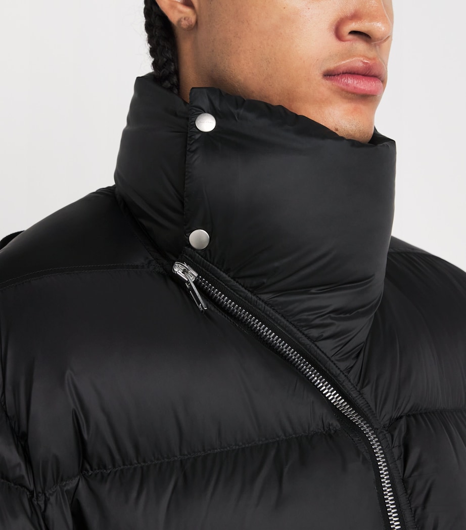 Down Turtle Puffer Jacket BLACK Image 6