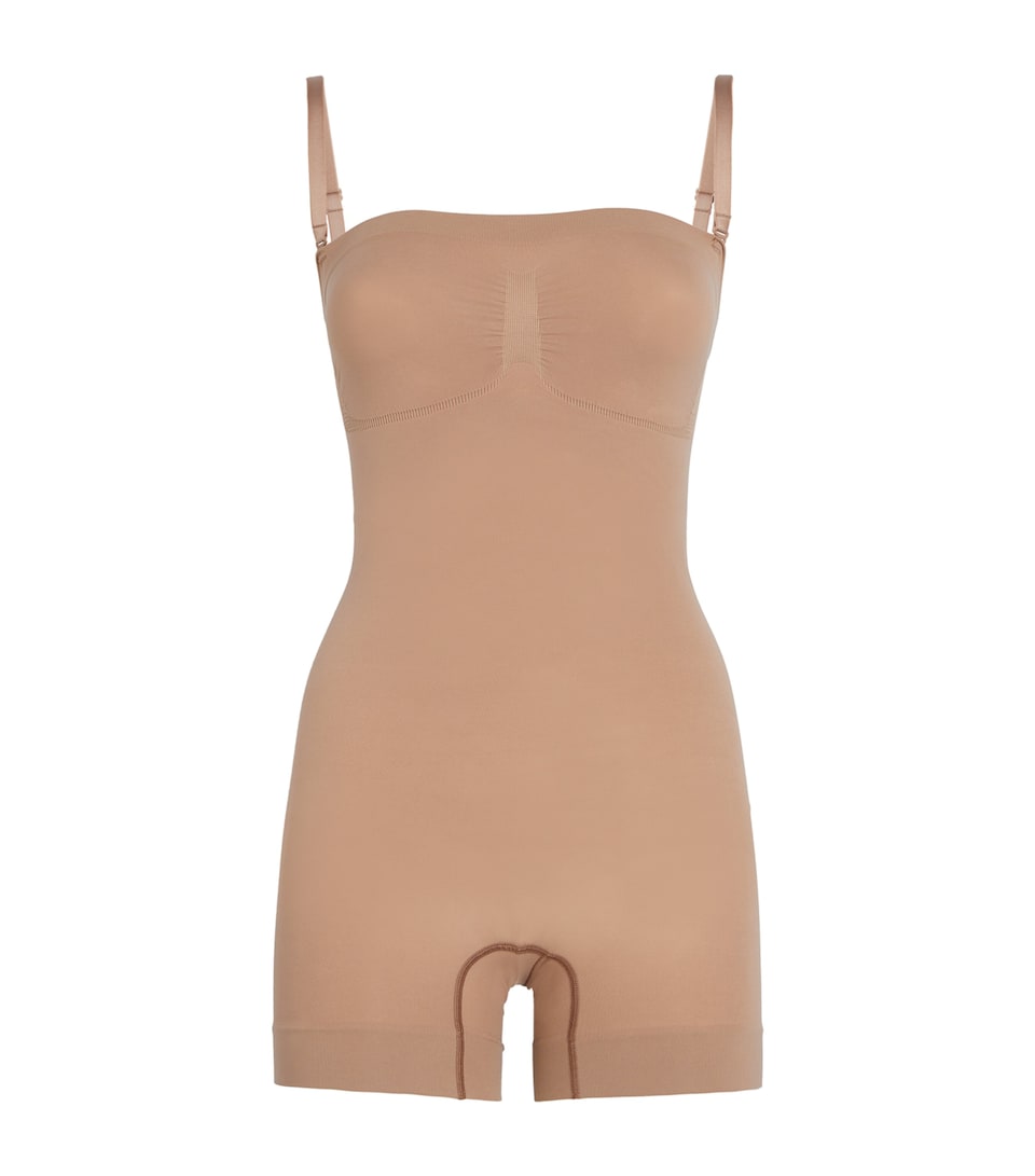Skims Seamless Sculpt Strapless Shortie Bodysuit Sienna