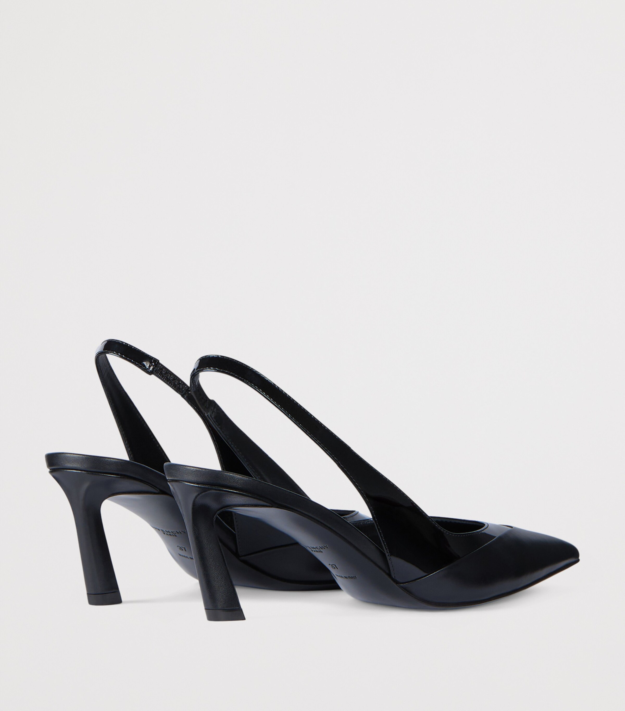 Calfskin Slingback Heels 65 BLACK Image 5