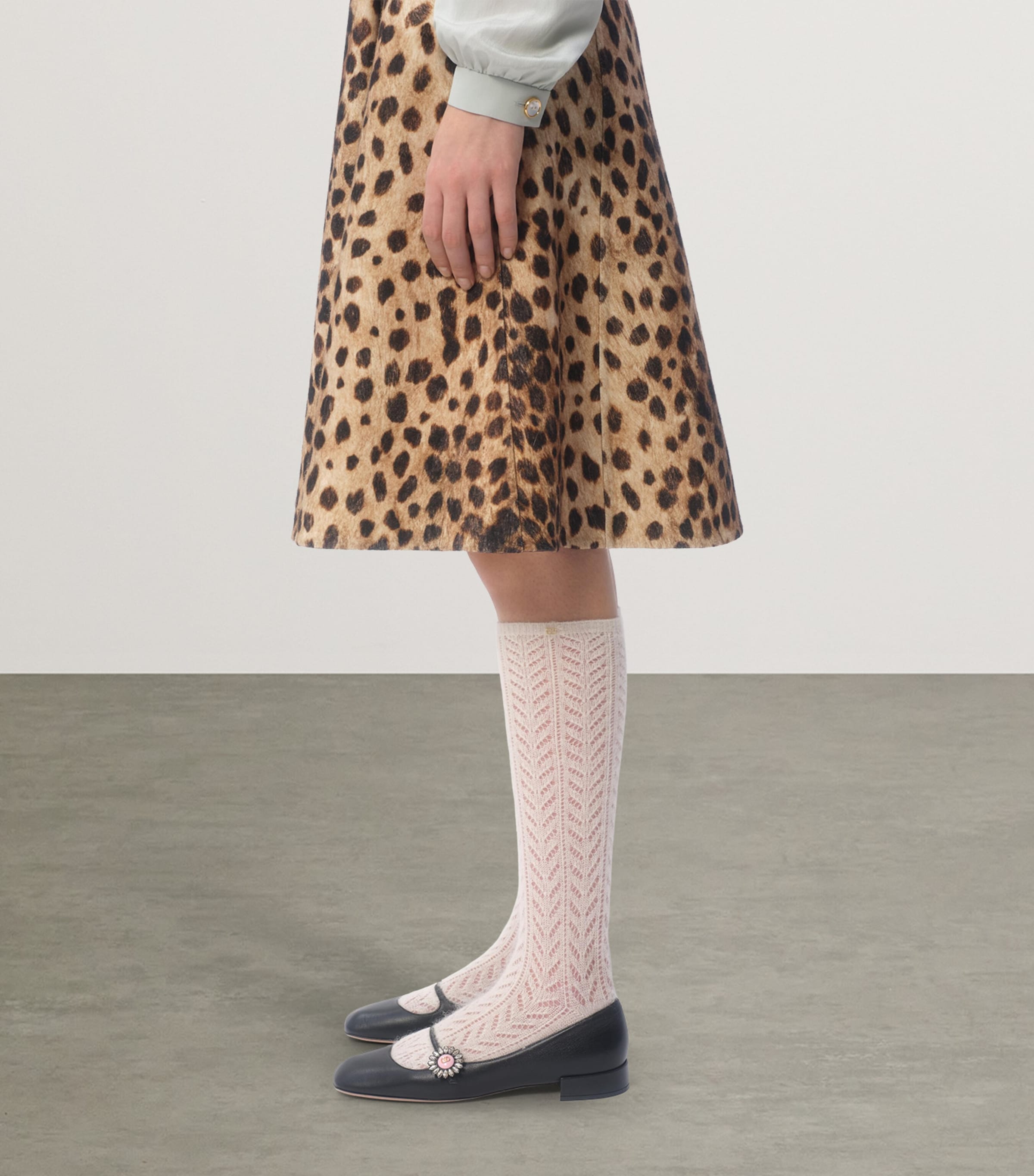 Wool Printed Mini Skirt AN2 Image 3