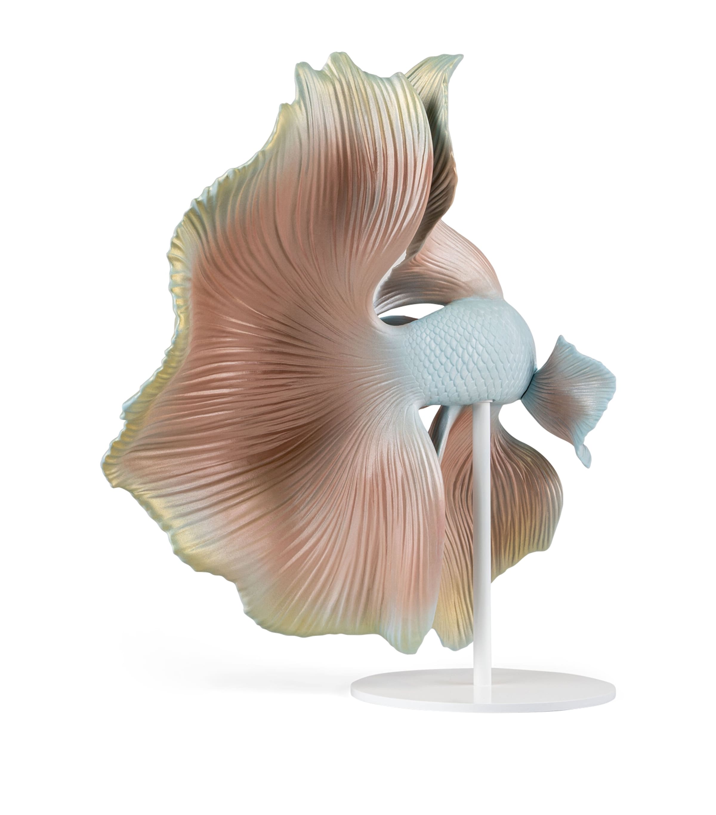 Porcelain Betta Fish Right Ornament NO COLOUR Image 5