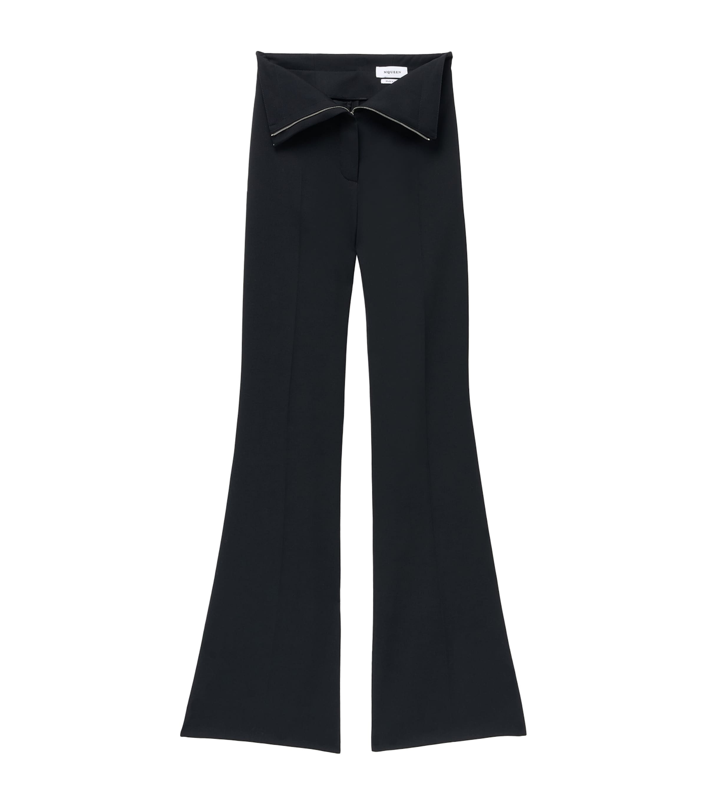 Wool Foldover-Waist Trousers 1000 Image 1